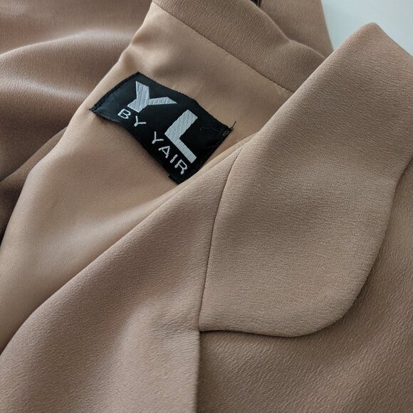 Vintage YL by Yair Silk 80's Dress - Picture 1 of 3